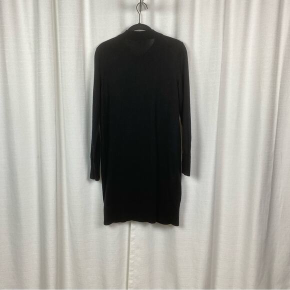 COS Black Wool Button Front Sweater Tunic Dress Sz.S - Picture 11 of 16